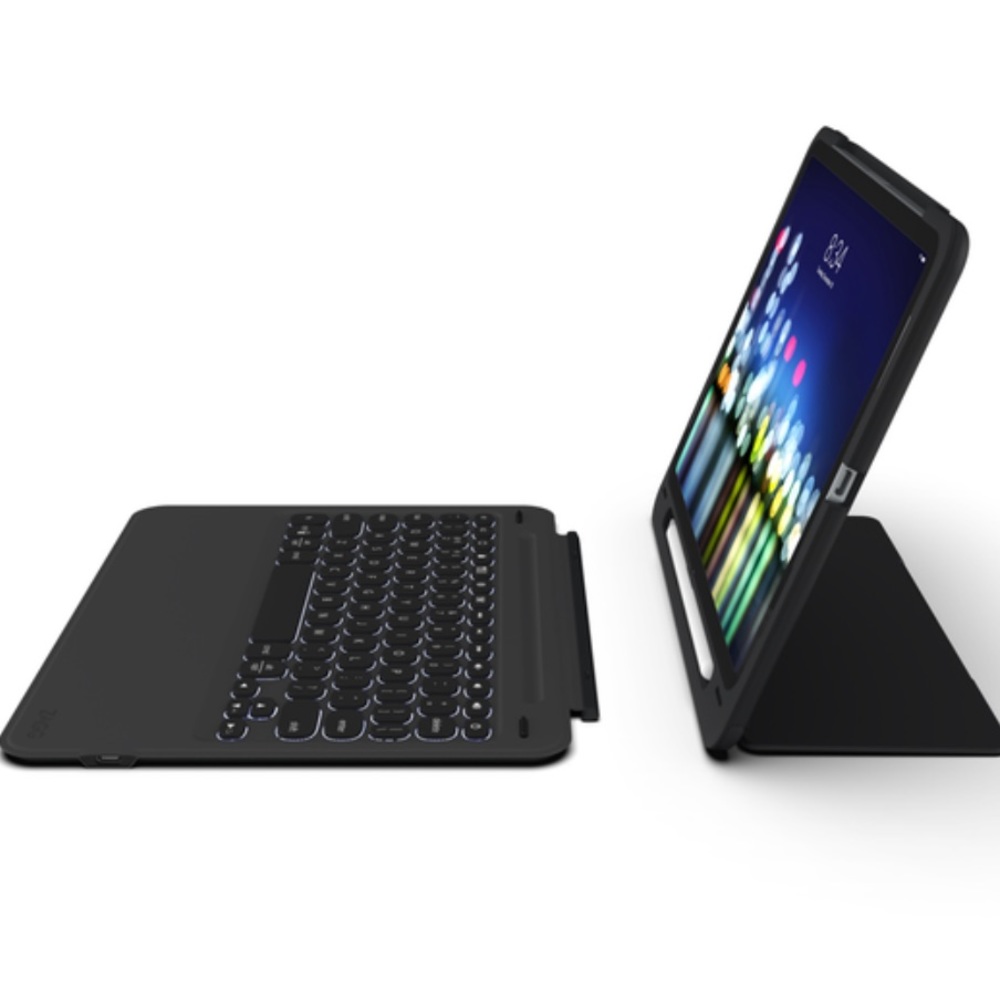 Zagg Slim Book Go.  Ultra-Slim keyboard (backlit!) and detachable case.